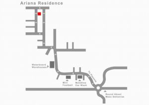 Ariana Residence Map